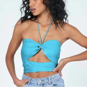 CHAMPAGNE PRINCESS POLLY TOP - NOT BLUE